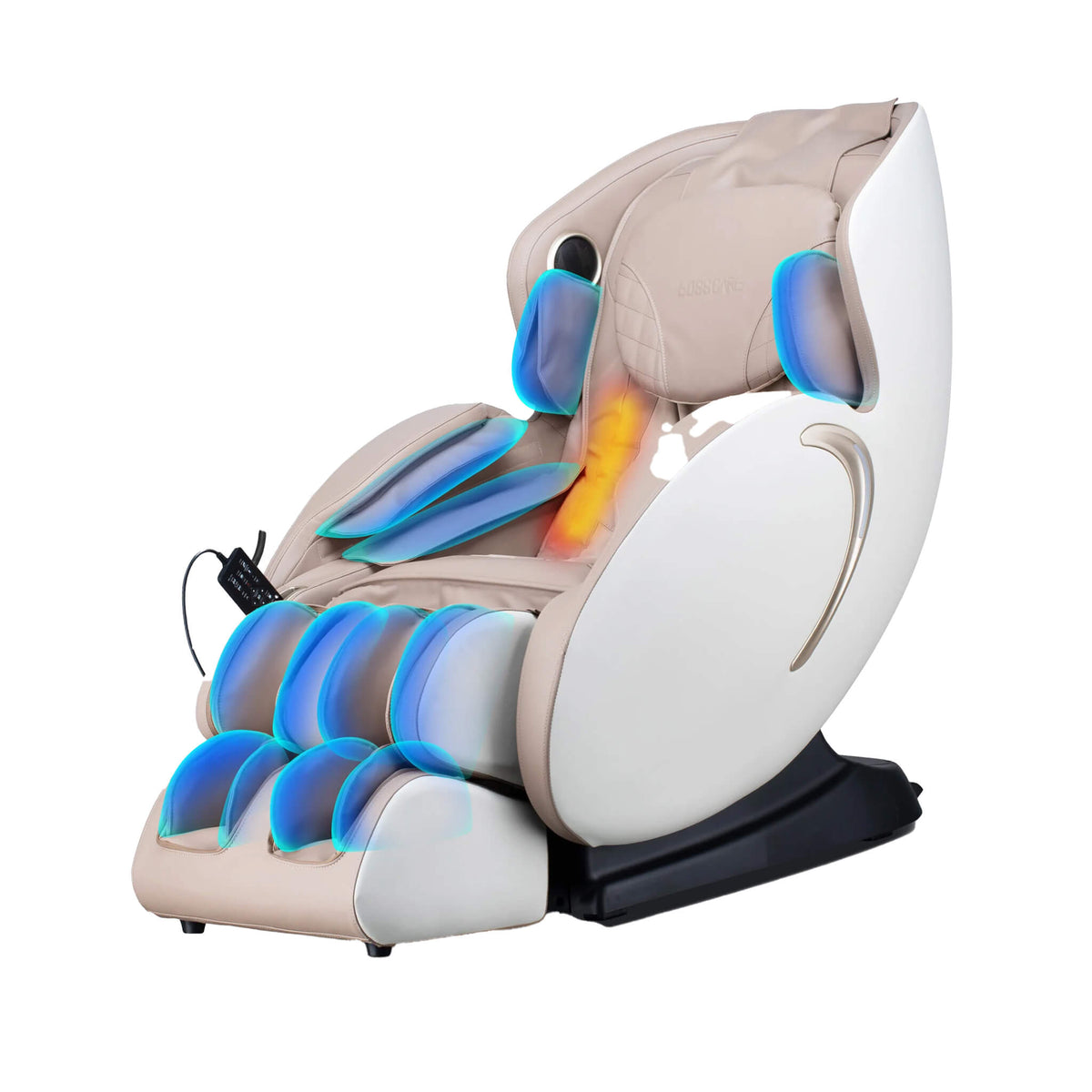 BossCare Full-Body 3D Zero-Gravity Shiatsu Recliner Massage Chair with App