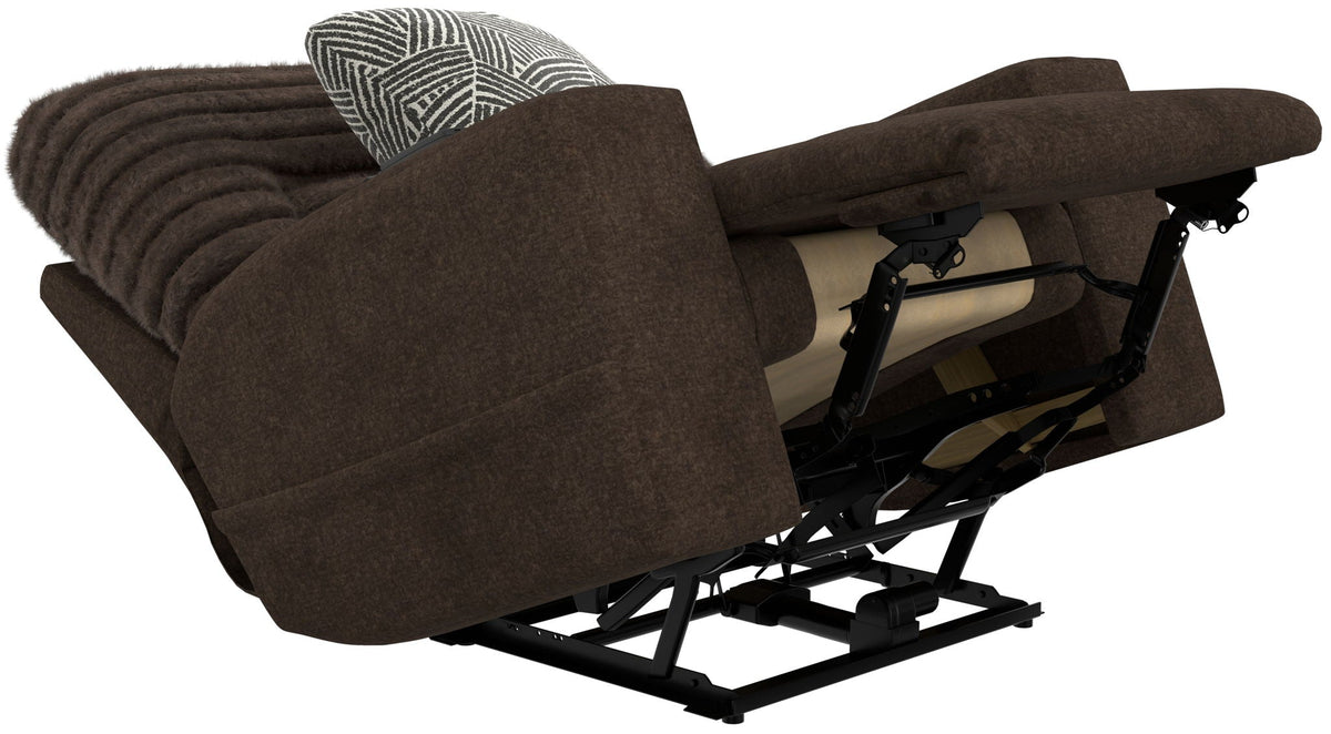 Zen Power Recliner with CR3 Heat, Shiatsu Massage & Zero Gravity – Chocolate