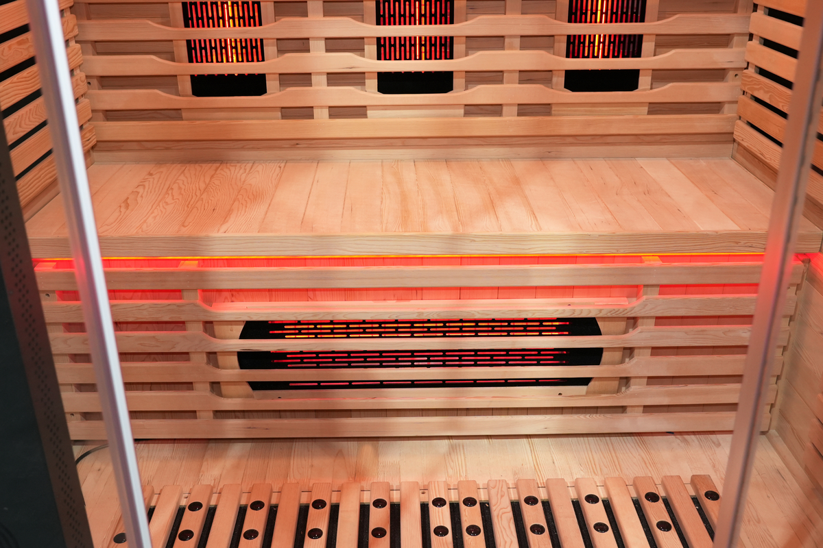 Blisspod Venetian RED Deluxe 3-Person Full Spectrum Infrared Sauna