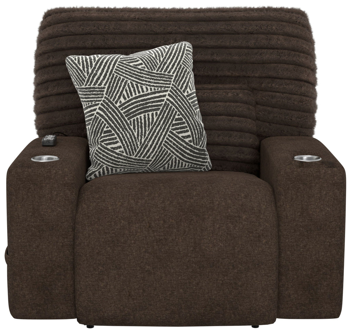 Zen Power Recliner with CR3 Heat, Shiatsu Massage & Zero Gravity – Chocolate