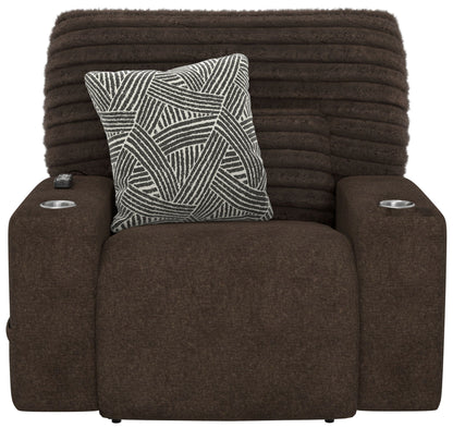 Zen Power Recliner with CR3 Heat, Shiatsu Massage & Zero Gravity – Chocolate