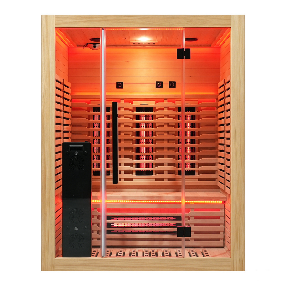 Blisspod Venetian RED Deluxe 3-Person Full Spectrum Infrared Sauna