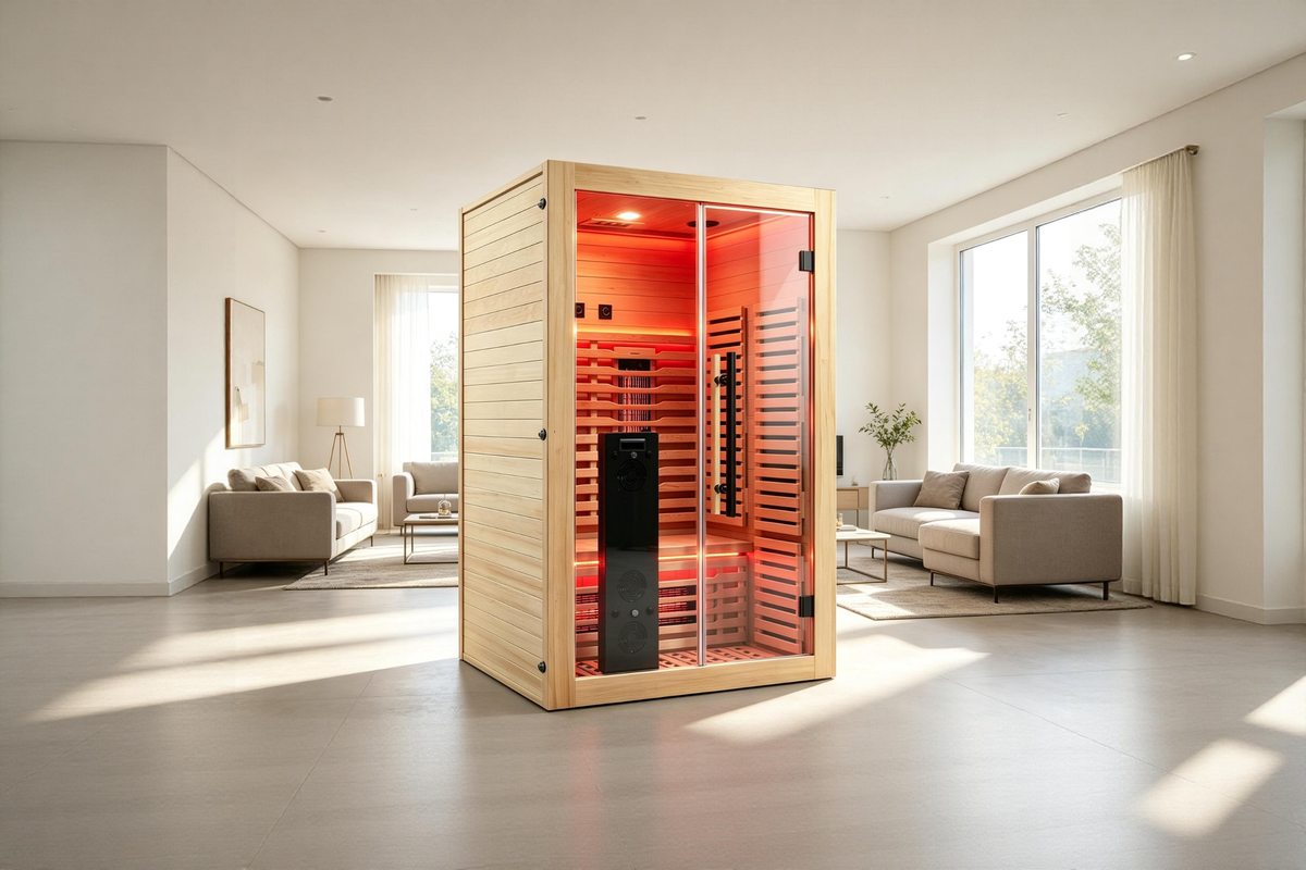 Blisspod Venetian RED Deluxe 2-Person Full Spectrum Infrared Sauna