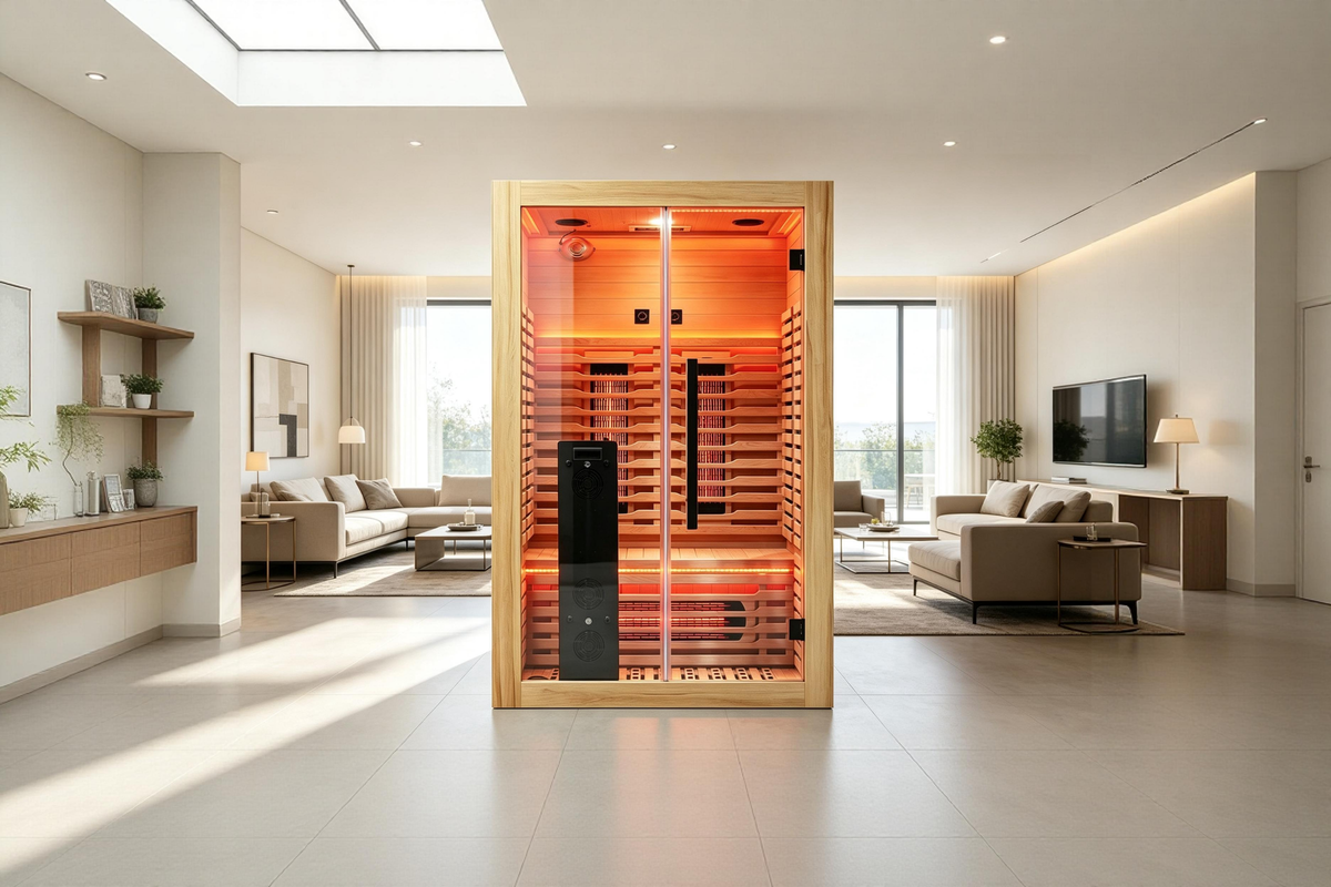 Blisspod Venetian RED Deluxe 2-Person Full Spectrum Infrared Sauna