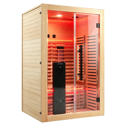 Blisspod Venetian RED Deluxe 2-Person Full Spectrum Infrared Sauna