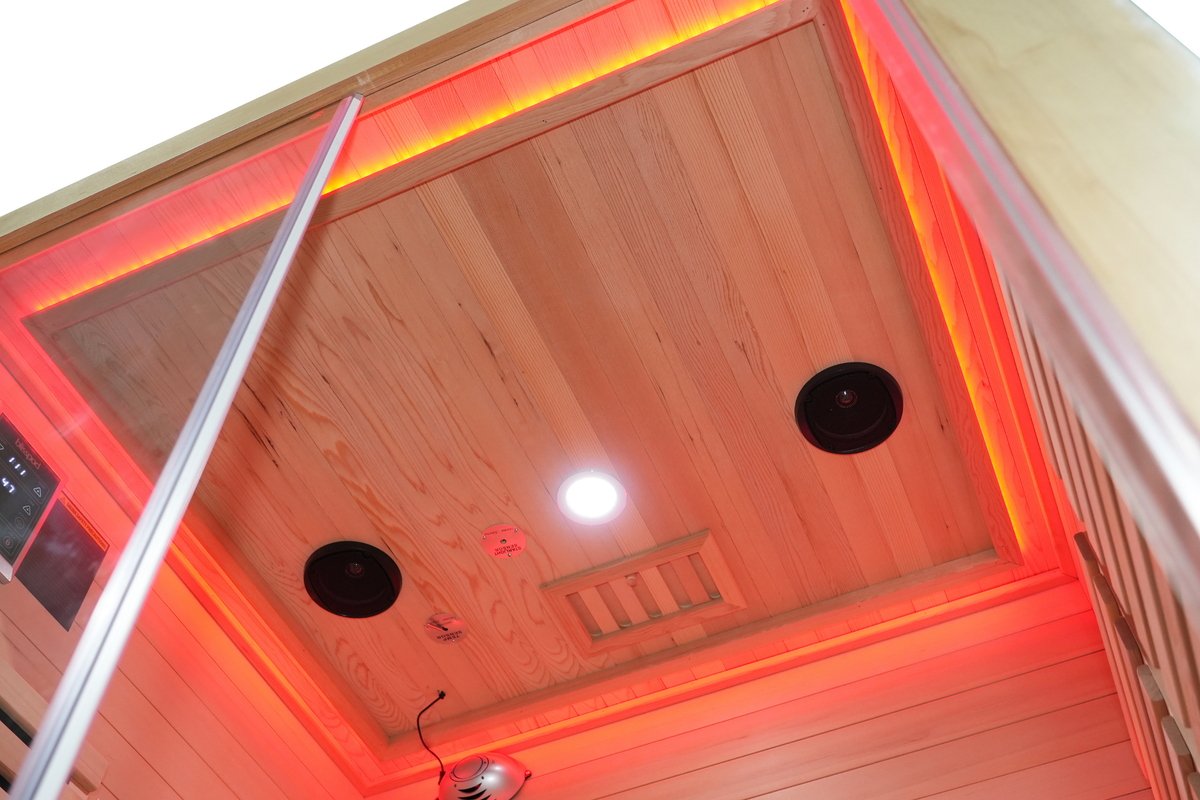 Blisspod Venetian RED Deluxe 2-Person Full Spectrum Infrared Sauna