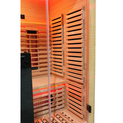 Blisspod Venetian RED Deluxe 2-Person Full Spectrum Infrared Sauna