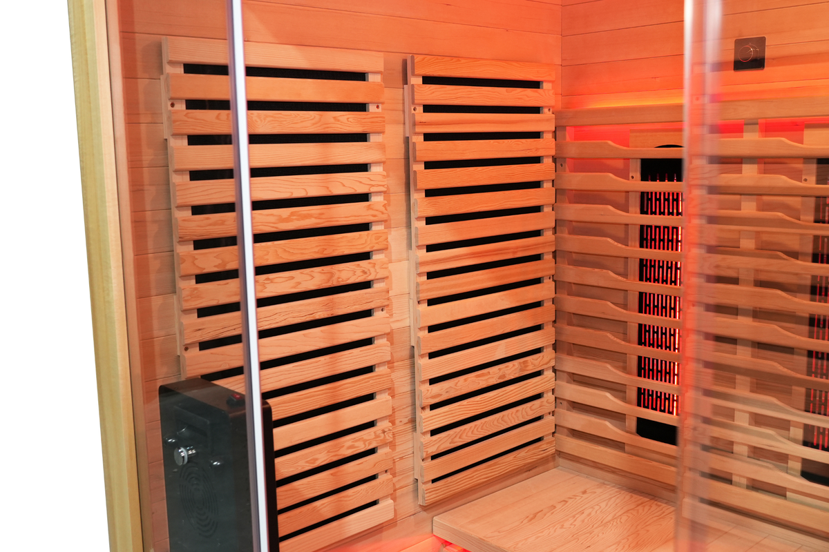 Blisspod Venetian RED Deluxe 3-Person Full Spectrum Infrared Sauna