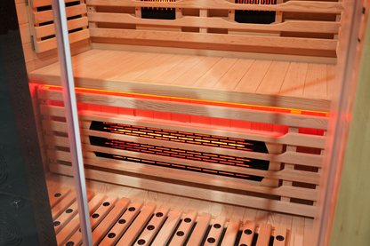 Blisspod Venetian RED Deluxe 2-Person Full Spectrum Infrared Sauna