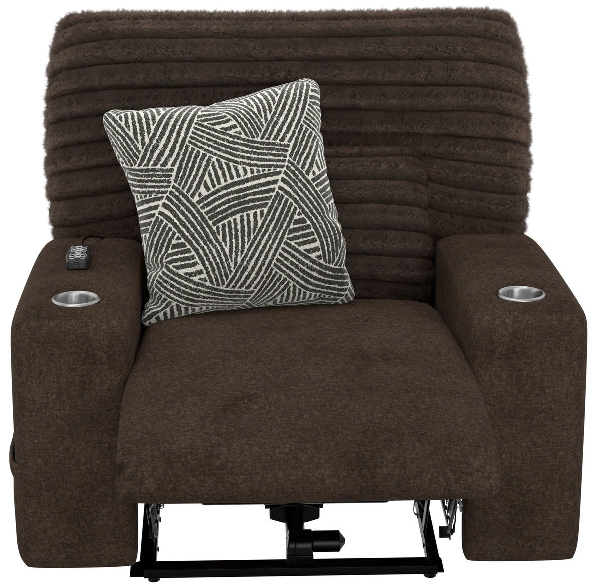 Zen Power Recliner with CR3 Heat, Shiatsu Massage & Zero Gravity – Chocolate
