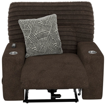 Zen Power Recliner with CR3 Heat, Shiatsu Massage & Zero Gravity – Chocolate