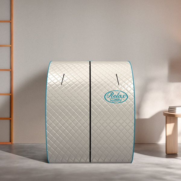 Silver Elite Relax Far Infrared Sauna | Portable 110V Home Sauna with Dual 800W Radiators