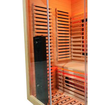 Blisspod Venetian RED Deluxe 2-Person Full Spectrum Infrared Sauna