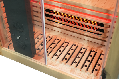 Blisspod Venetian RED Deluxe 2-Person Full Spectrum Infrared Sauna