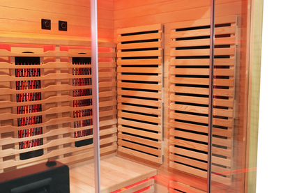 Blisspod Venetian RED Deluxe 3-Person Full Spectrum Infrared Sauna