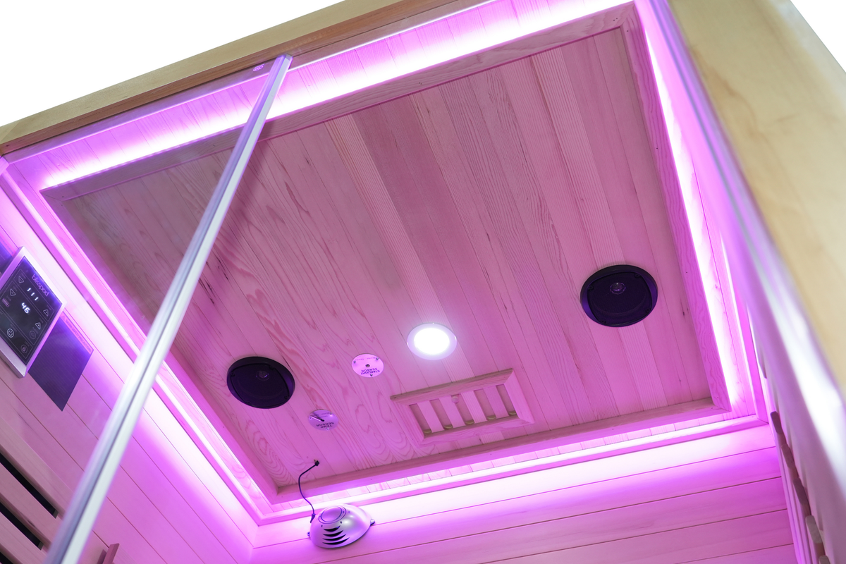 Blisspod Venetian RED Deluxe 2-Person Full Spectrum Infrared Sauna