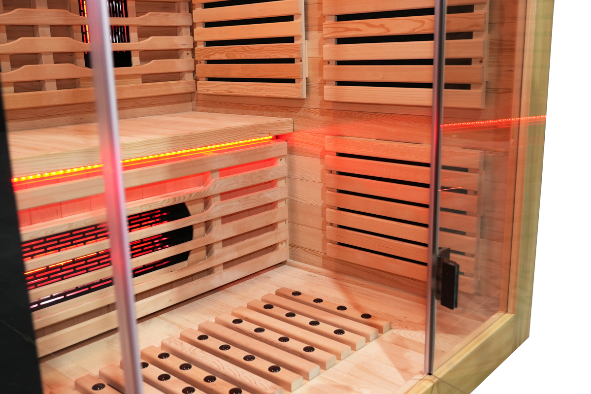 Blisspod Venetian RED Deluxe 3-Person Full Spectrum Infrared Sauna