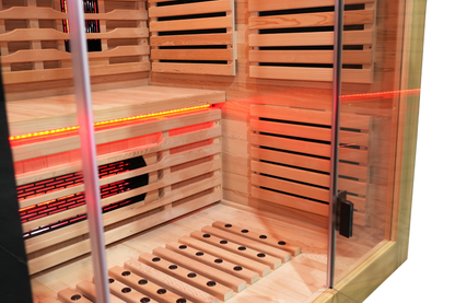 Blisspod Venetian RED Deluxe 3-Person Full Spectrum Infrared Sauna