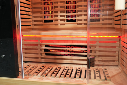 Blisspod Venetian RED Deluxe 3-Person Full Spectrum Infrared Sauna