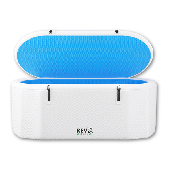 RevX Inflatable Tub Deluxe | Portable 150-Gallon Cold Plunge Tub