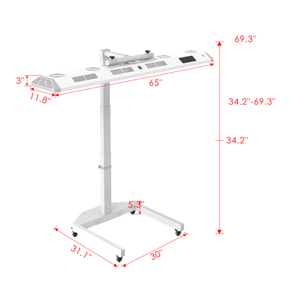 Renew Panorama Red Light Therapy Panel | Full-Body Red, NIR & Blue Light