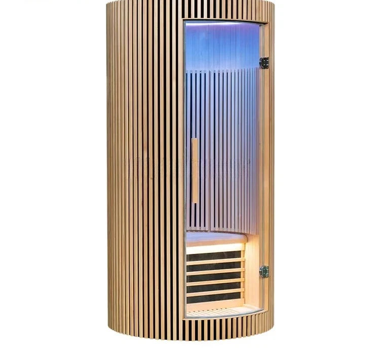 One-Person Solid Wood Dome Sauna
