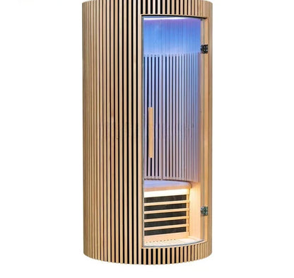One-Person Solid Wood Dome Sauna