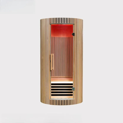 One-Person Solid Wood Dome Sauna