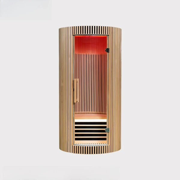One-Person Solid Wood Dome Sauna