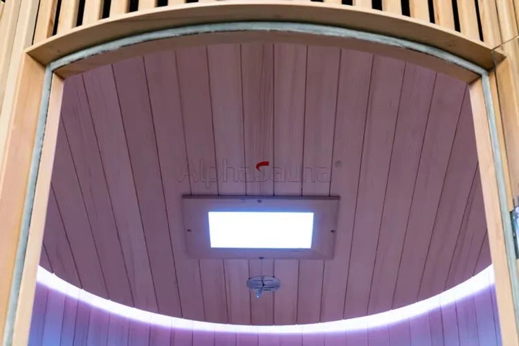 One-Person Solid Wood Dome Sauna