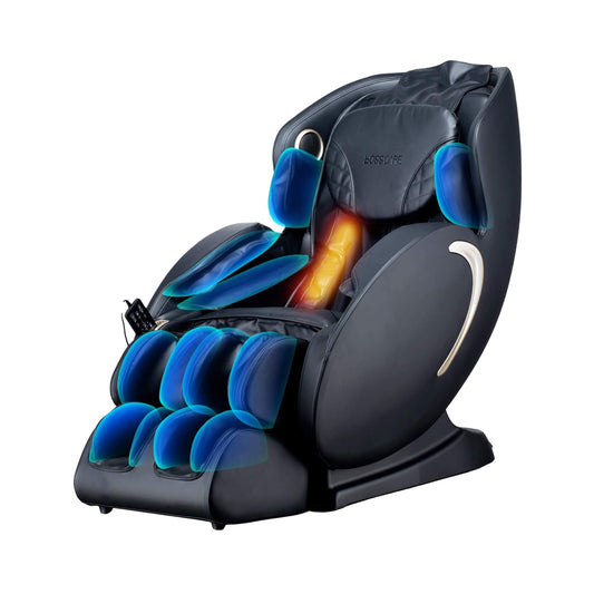 BossCare Full-Body 3D Zero-Gravity Shiatsu Recliner Massage Chair with App