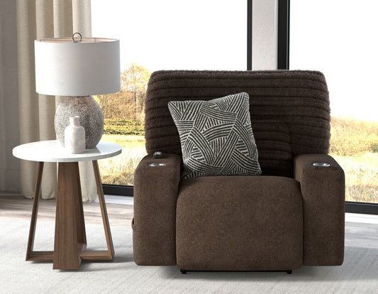 Zen Power Recliner with CR3 Heat, Shiatsu Massage & Zero Gravity – Chocolate