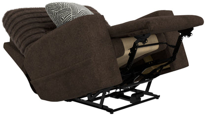 Zen Power Recliner with CR3 Heat, Shiatsu Massage & Zero Gravity – Chocolate