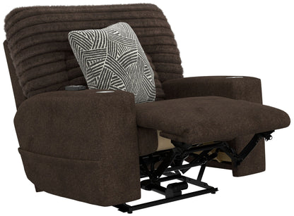 Zen Power Recliner with CR3 Heat, Shiatsu Massage & Zero Gravity – Chocolate