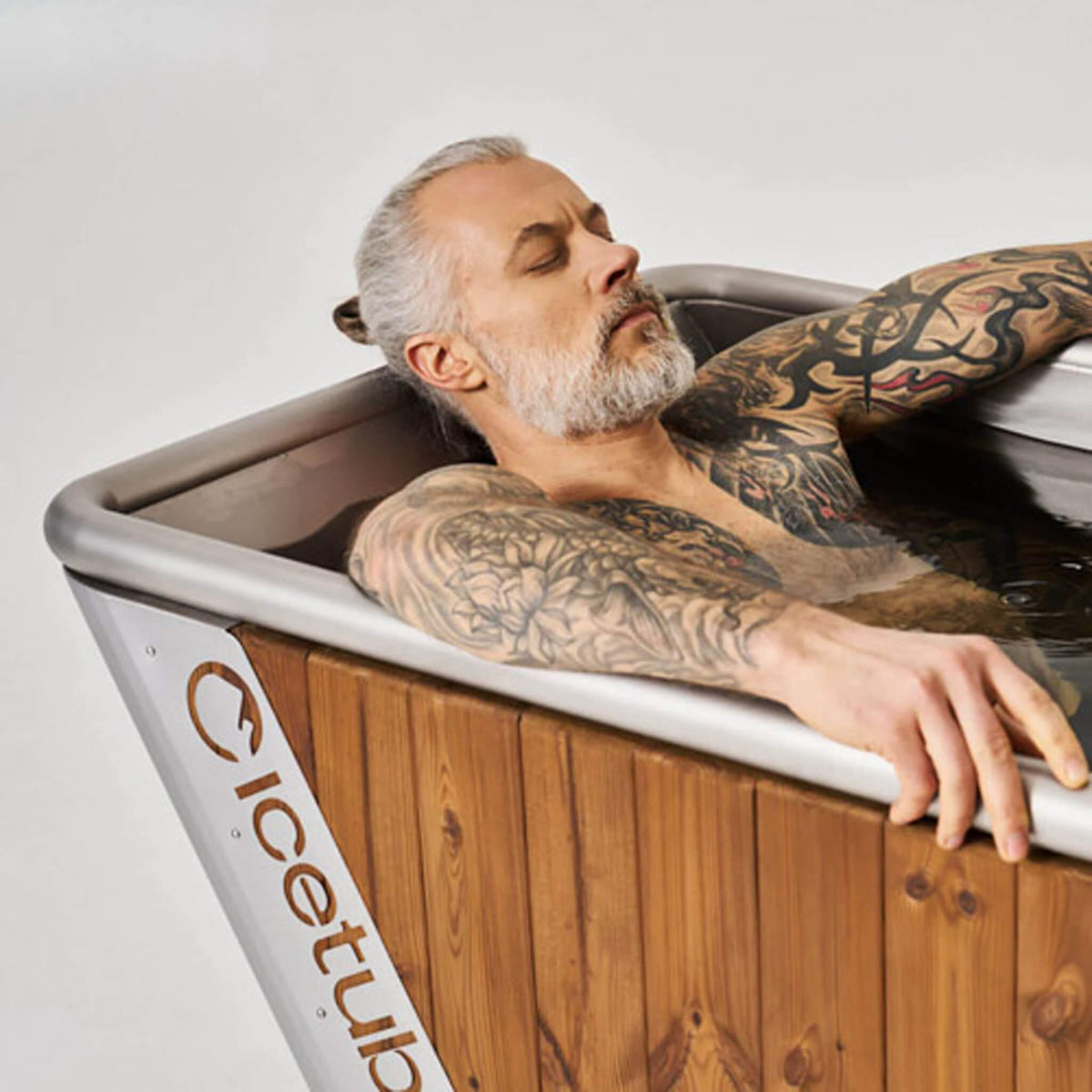 Ice Tubs Icebath Thermal Wood & Stainless Steel Cold Plunge