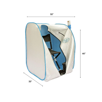 Silver Elite Relax Far Infrared Sauna | Portable 110V Home Sauna with Dual 800W Radiators
